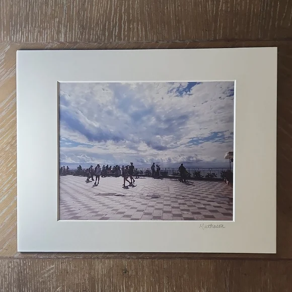 Matted Photography "Piazza in Taormina, Sicily" by Butterfly Rising Designs - Picture 2 of 6